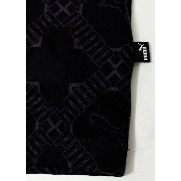 Puma Men's Size Small Black Short‎ Sleeve 100% Cotton Graphic T-Shirt - Picture 3 of 8